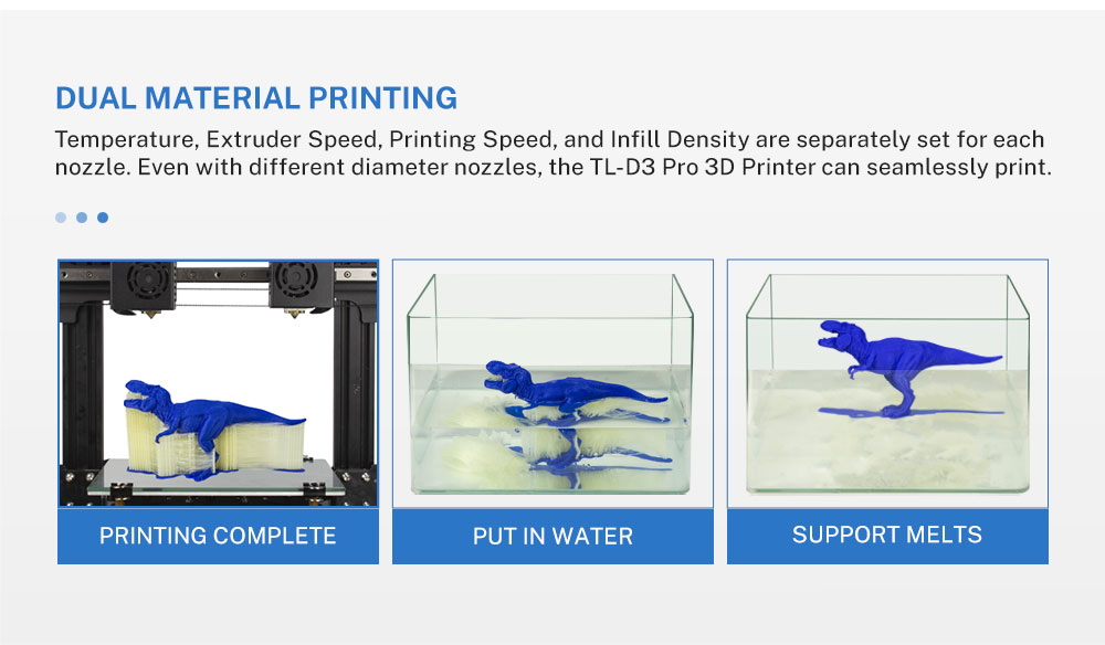 TENLOG D3 Pro DMP 3D Printer Support PVA